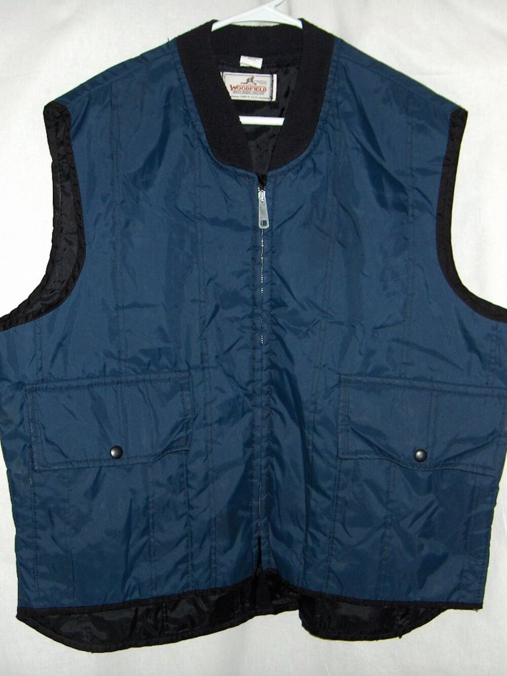 Vintage Woodfield Nylon Vest XL, Measures 51" Chest